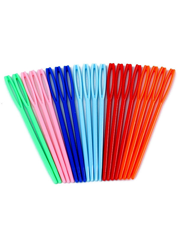 Plastik Yün İğnesi Hobi İğnesi (10 adet)