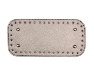 Deri Çanta Tabanı 25*12 cm Gri