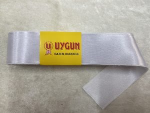SATEN KURDELE BEYAZ 4CM 10 METRE