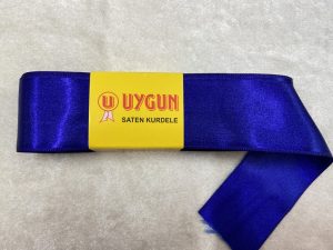 SATEN KURDELE LACİVERT 4CM 10 METRE