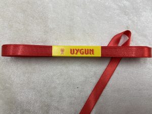 Kırmızı Saten Kurdele 1 cm