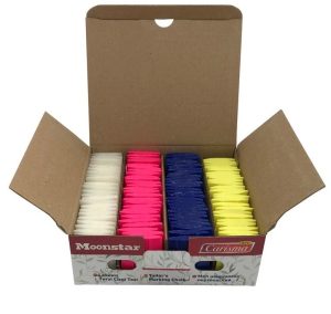 Çizgi Taşı Kutu Renkli-Beyaz (100'lü)