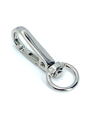 1cm Yay Kanca Gümüş (10adet)