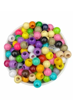 10 MM PLASTİK RENKLİ BONCUK (1kg)