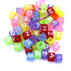 ŞEFFAF ZAR HARF BONCUK