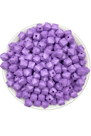 KÜP MODEL ÇANTA BONCUK MOR 10MM