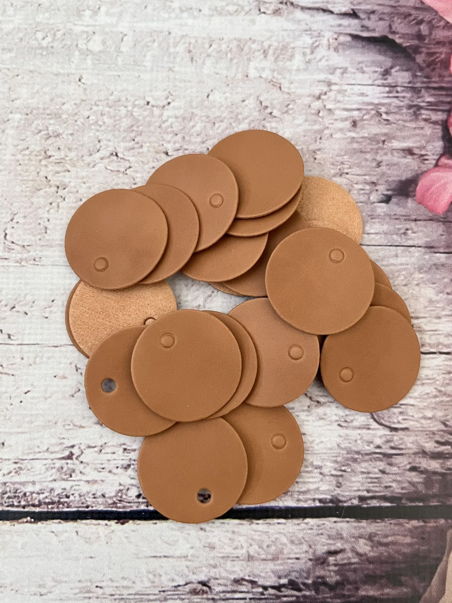 DERİ PUL 100'LÜ PAKET (3 CM ) - Görsel 3