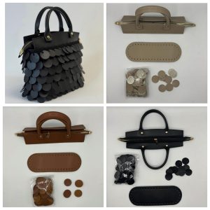 DERİ ÇANTA PULLU KİT (1SET)