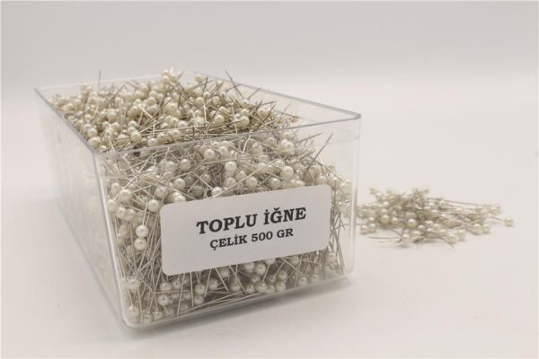 500 Gr Başlı Toplu İğne - STD Beyaz
