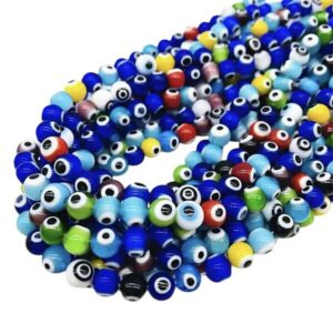 CAM NAZAR BONCUK 8mm (1 dizi)
