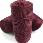 Polyester Makrome İpi Bordo (100gr)