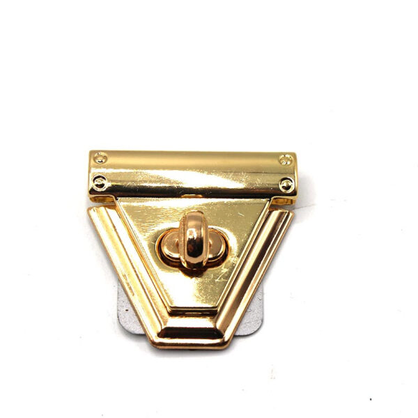 ÜÇGEN MODEL METAL ÇANTA KİLİT GOLD(1AD)
