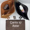 FERMUARLI DERİ ÇANTA İÇİ ASTAR