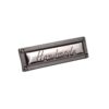 Geçmeli Handmade Yazılı Metal Etiket 4×1 CM (5 Adet)