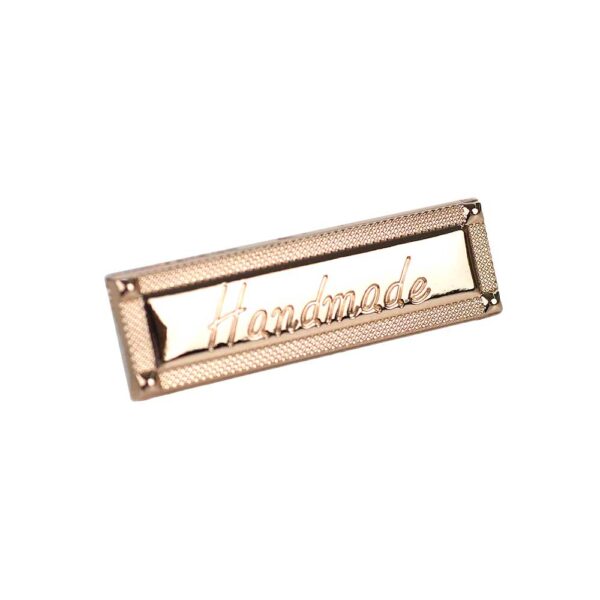 Geçmeli Handmade Yazılı Metal Etiket 4×1 CM (5 Adet)