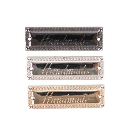 Handmade Yazılı Metal Etiket 4×1 CM (5 Adet)