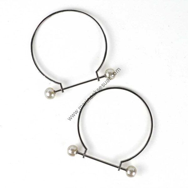 inci-boncuklu-mini-canta-sapi-gumus.jpg İnci Boncuklu Metal Çanta Sapı 10 CM (1 Çift)