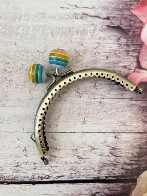 LOLİPOP ÇANTA VE CÜZDAN KLİPSİ ANTİK (10.5 CM)