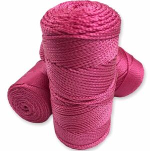 pembe-makrome.jpg Polyester Makrome İpi Pembe (100gr)