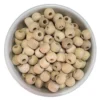 8 MM TAHTA YUVARLAK BONCUK KREM (1 KG)