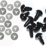 6 MM VİDALI GÖZ (100 ADET) AMİGURUMİ